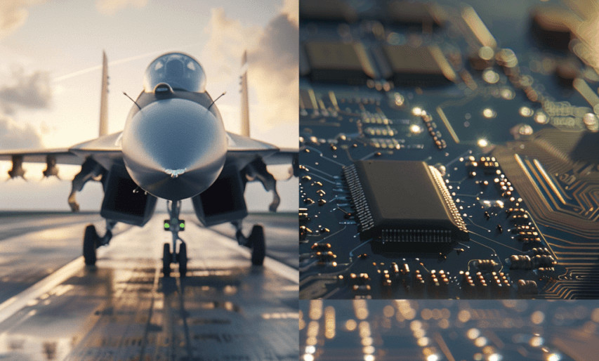 Hyperrealisitc_f1_fighter_jet_on_a_runway_split